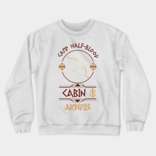 Cabin #8 in Camp Half Blood, Child of Artemis – Percy Jackson inspired design Crewneck Sweatshirt